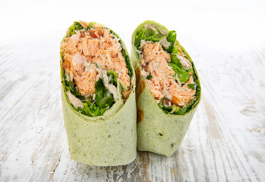 Salmon Caesar Wrap